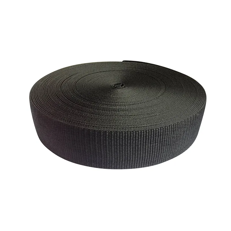 Webbing PP Recycled Hitam